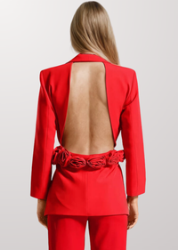 OPEN BACK BLAZER