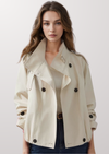 BELTED COLLAR COAT