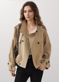 BELTED COLLAR COAT