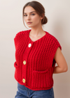 KNIT VEST TOP