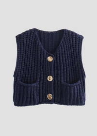 KNIT VEST TOP