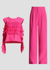 PINK RUFFLE COORDINATES