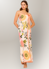 FLOWER TUBE MAXI DRESS