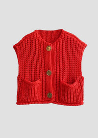 KNIT VEST TOP