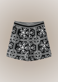 EMBROIDERED SHORTS