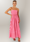 STRIPED MAXI DRESS