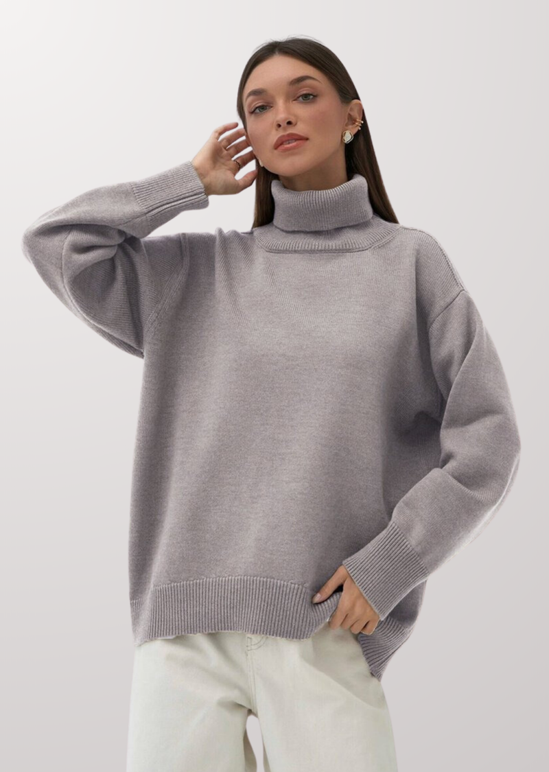 OVERSIZED TURTLE NECK SWEATER