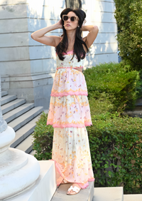 FLORAL TIERED DRESS