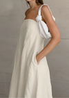 LINEN TUBE DRESS