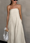 LINEN TUBE DRESS