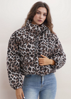 LEOPARD PUFFER JACKET