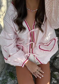 HEART POCKET BLOUSE